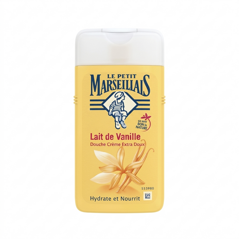 gel de douche lait de vanille 250ml