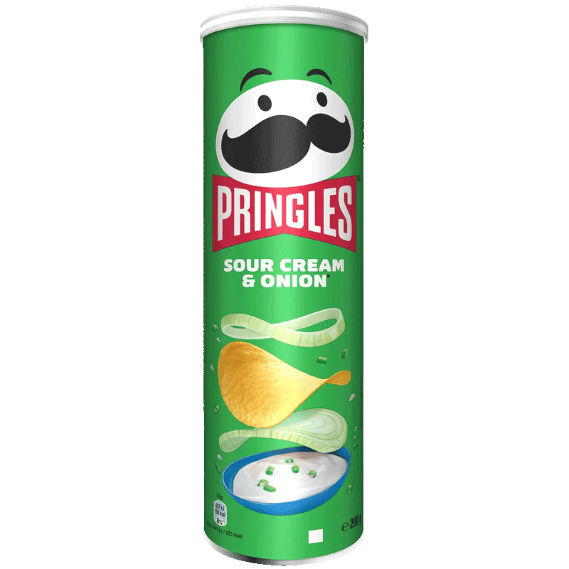 Pringles sour cream & onion 165g