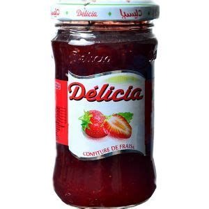 délicia confiture fraise 240g