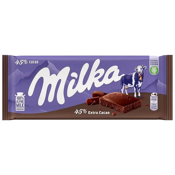 milka extra cacao 100g