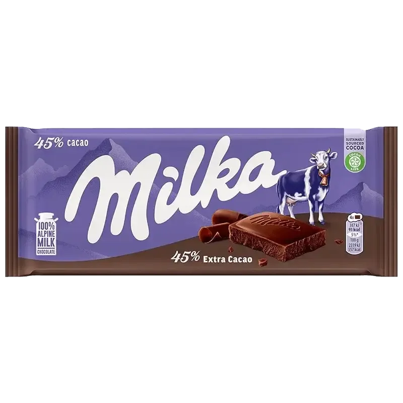 milka extra cacao 100g