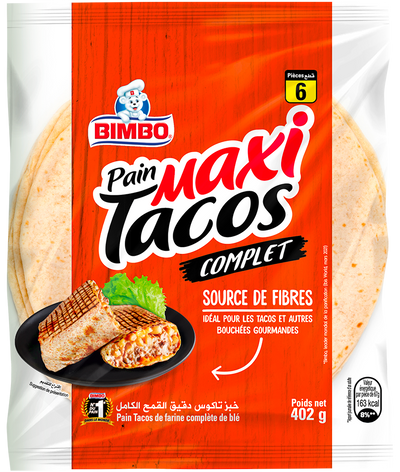 pain tacos maxi x 6 (rouge) 510g